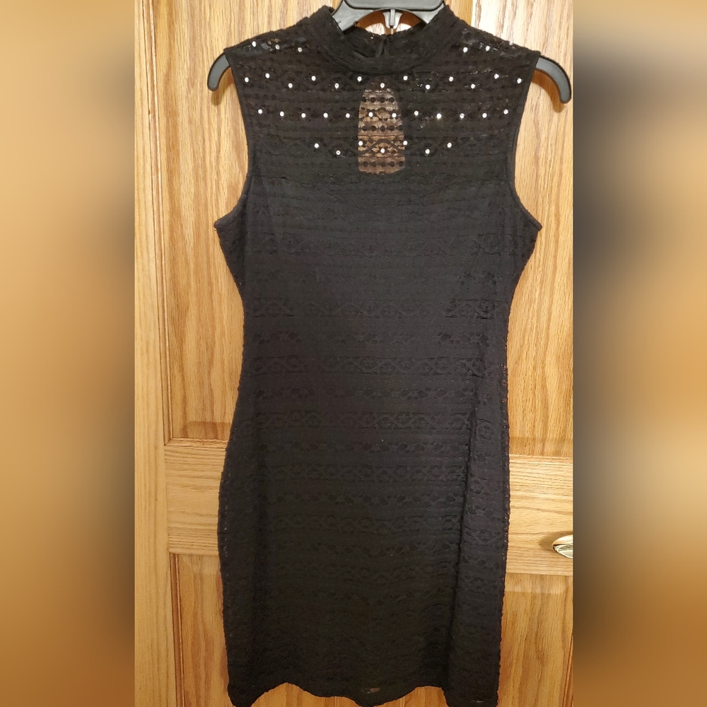 Guess cocktail black dress size womens 4.